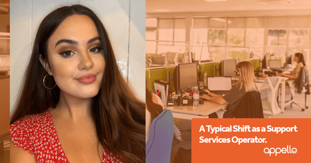 A Typical shift as a support services operator