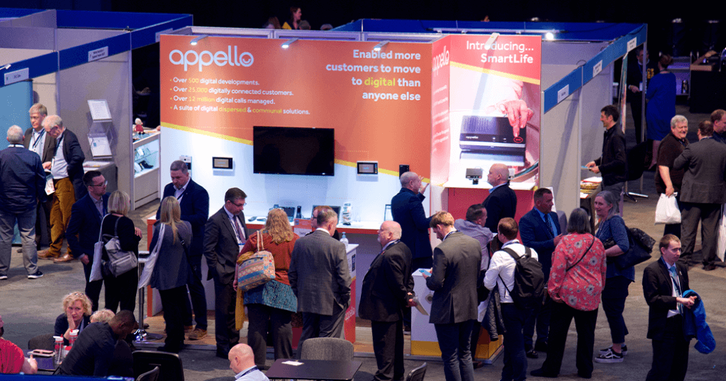 TSA Stand - Crowd of Customers