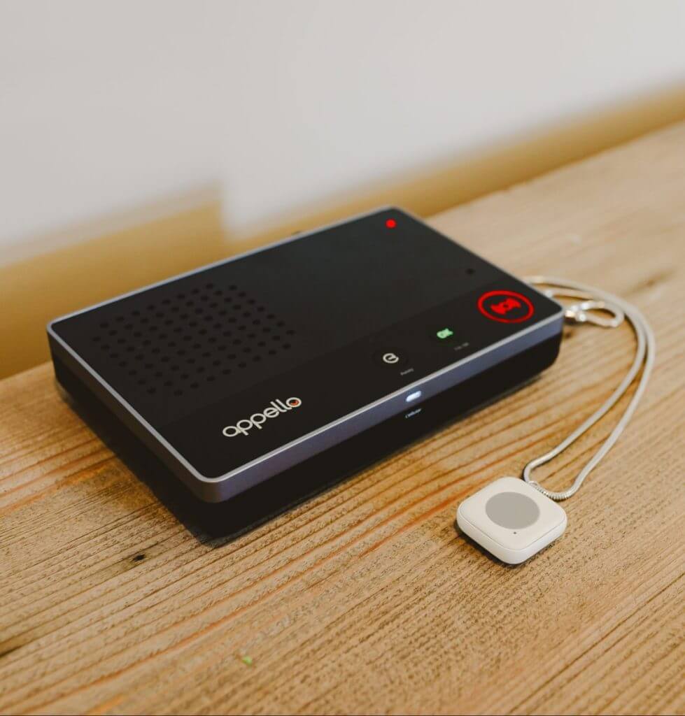 Dispersed Alarm on table with pendant